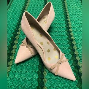 Boden rose suede pump, size 8.